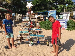 Beach Xmas tree