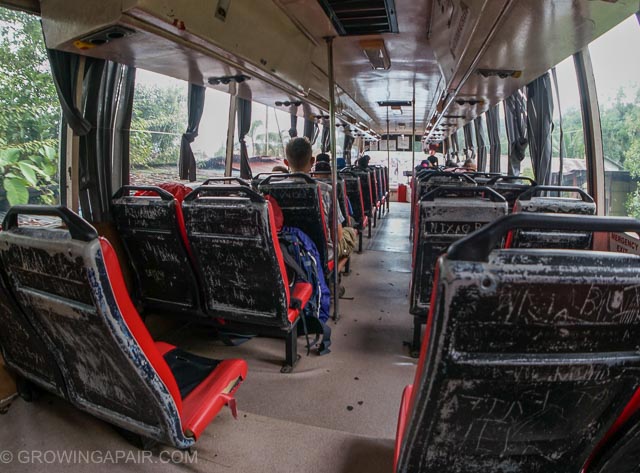The bus to Bako National Park. Borneo, Malaysia. 