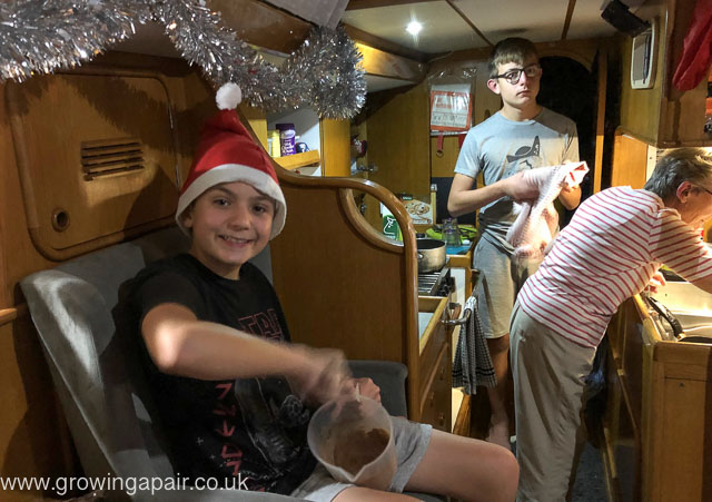 Christmas on the boat