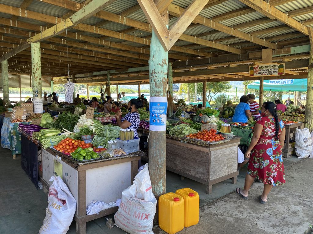 Local Vegetable market Savu Savu Fiji